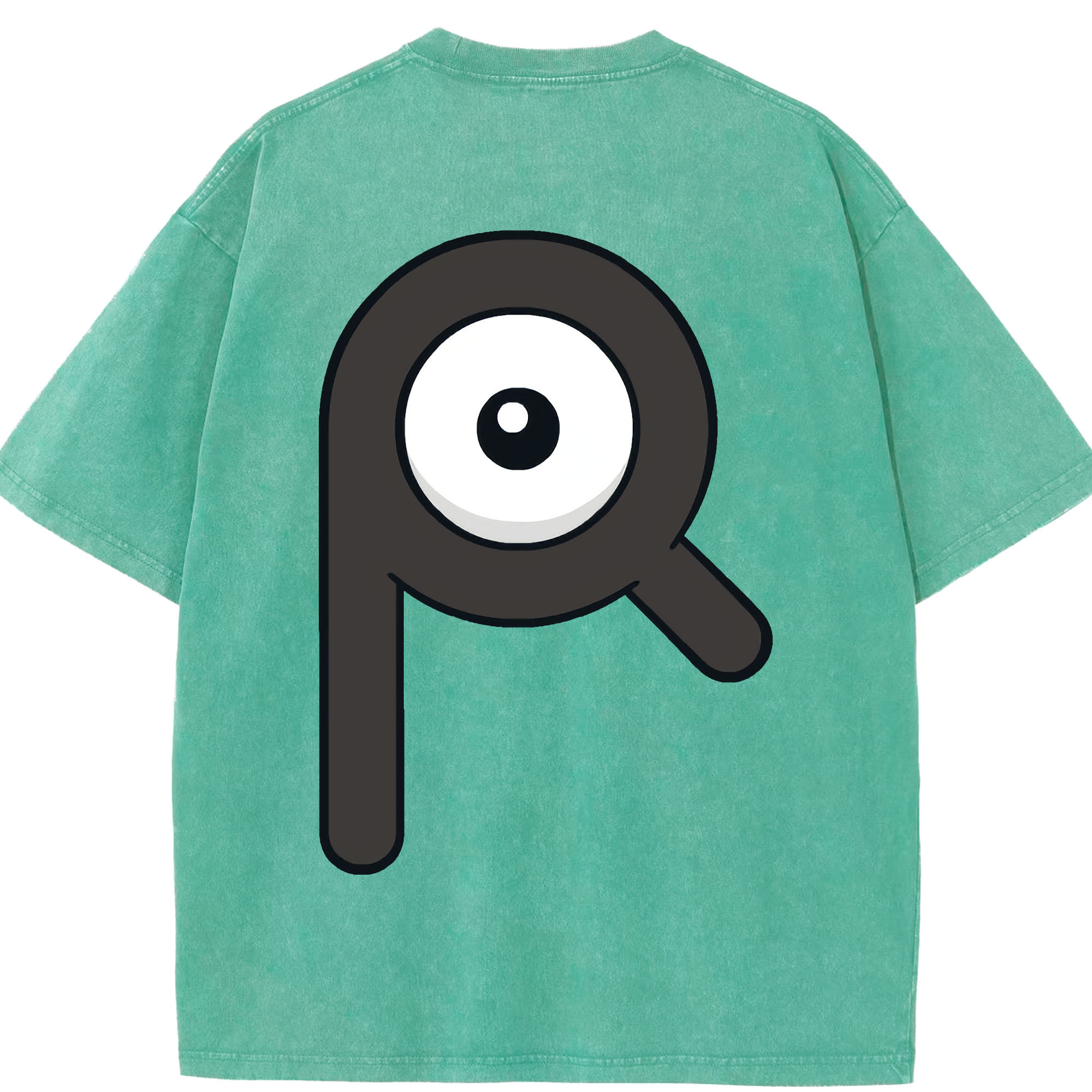 （画像用） ポケットモンスター Pokémon 綿100% ヴィンテージ風 半袖Tシャツ（背面プリント）
